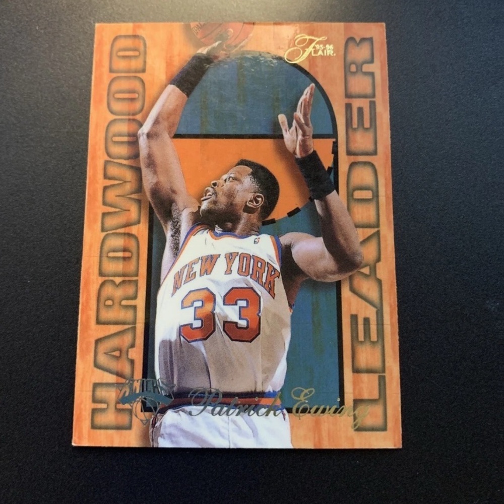 1995-96 Flair Patrick Ewing #18 Hardwood Leader Knicks NBA Card